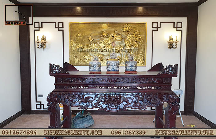  Điêu khắc phù điêu cho các công trình mang tính tâm linh